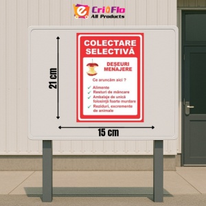 Indicator Colectare selectiva 2, Sticker autocolant - Img 2