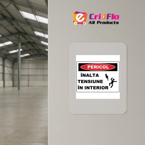 Indicator Cu inalta tensiune in interior, Sticker autocolant - Img 3