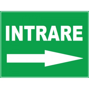 Indicator Cu intrare prin dreapta, Sticker autocolant