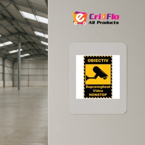 Indicator Cu video non-stop, Sticker autocolant - Img 3