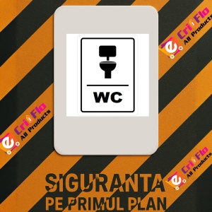 Indicator Cu wc, Sticker autocolant - Img 3
