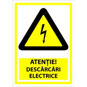 Indicator De securitate descarcari electrice, Sticker autocolant