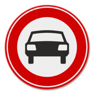 Indicator Drum Inchis autovehiculelor, Sticker autocolant