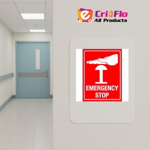 Indicator Emergent stop sign, Sticker autocolant - Img 4