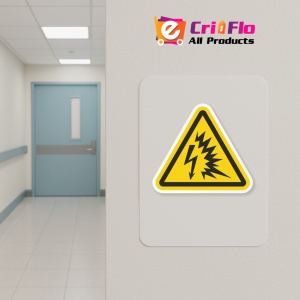 Indicator Eticheta pentru curent fulger, Sticker autocolant - Img 4