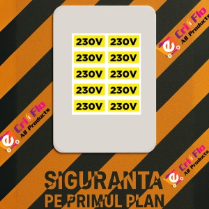 Indicator Etichete 230v, Sticker autocolant - Img 2