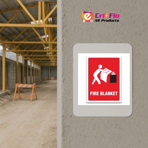 Indicator FIRE BLANKET SIGNS, Sticker autocolant - Img 5