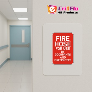 Indicator Fire Hose For Use Sign, Sticker autocolant - Img 4