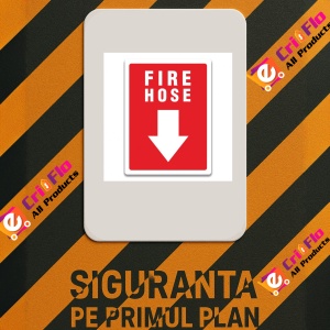 Indicator FIRE HOSE SIGN, Sticker autocolant - Img 2