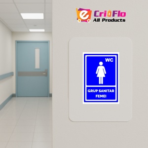 Indicator Grup sanitar pentru femei, Sticker autocolant - Img 4