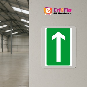Indicator Indicator evacuare sageata sus, Sticker autocolant - Img 4
