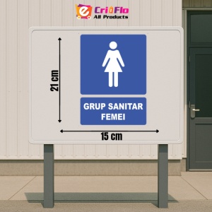 Indicator Indicator grup sanitar femei, Sticker autocolant - Img 2