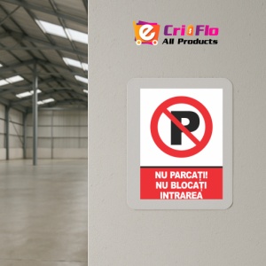 Indicator Indicator nu parcati nu blocati intrarea, Sticker autocolant - Img 4
