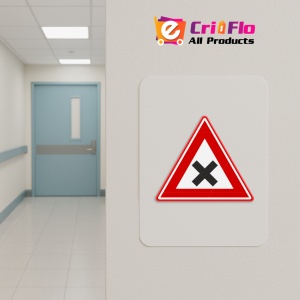 Indicator Intersectie periculoasa, Sticker autocolant - Img 4