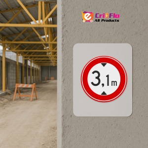 Indicator Interzis pentru vehicule inalte, Sticker autocolant - Img 5