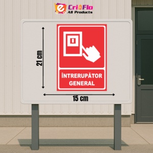 Indicator Intrerupator general, Sticker autocolant - Img 2