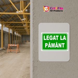Indicator Legat la pamant, Sticker autocolant - Img 5