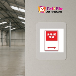 Indicator LOADING ZONE SIGN, Sticker autocolant - Img 3