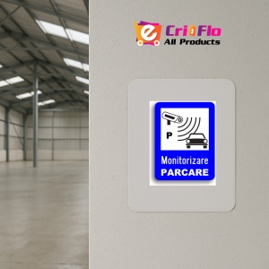 Indicator Monitorizare parcare, Sticker autocolant - Img 3