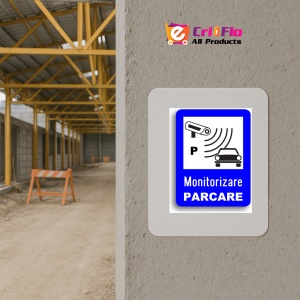 Indicator Monitorizare parcare, Sticker autocolant - Img 5