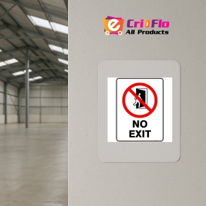 Indicator No exit, Sticker autocolant - Img 3