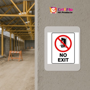 Indicator No exit, Sticker autocolant - Img 5