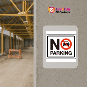 Indicator No Parking No sign, Sticker autocolant - Img 5