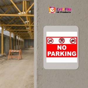 Indicator No Parking semn, Sticker autocolant - Img 5