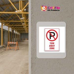Indicator NO PARKING TOW AWAY ZONE, Sticker autocolant - Img 5