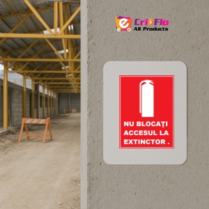 Indicator Nu blocati accesul la extinctor, Sticker autocolant - Img 5
