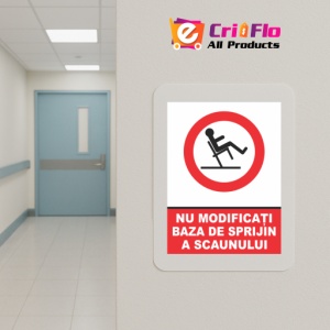 Indicator Nu modificati baza de sprijin, Sticker autocolant - Img 5