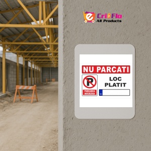 Indicator Nu parcati loc platit parcare interzisa, Sticker autocolant - Img 5