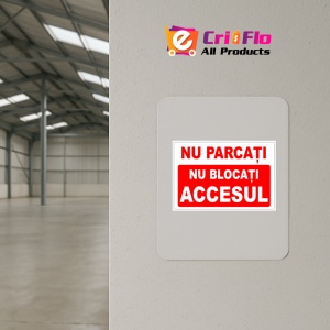 Indicator Nu parcati nu blocati accesul, Sticker autocolant - Img 2