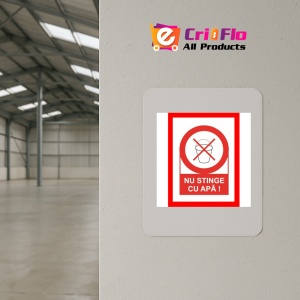 Indicator Nu stinge cu apa, Sticker autocolant - Img 3