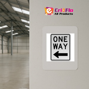 Indicator One Way Left Sign, Sticker autocolant - Img 3