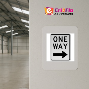 Indicator One Way Right Sign, Sticker autocolant - Img 3