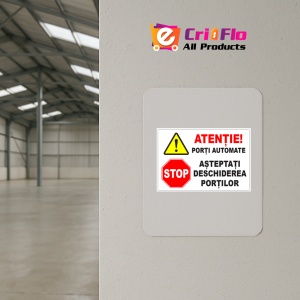 Indicator Panou pentru porti automate, Sticker autocolant - Img 3