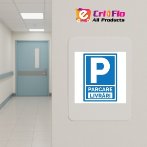 Indicator Parcare livrari v1, Sticker autocolant - Img 4
