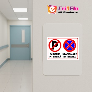 Indicator Parcarea interzisa si stationarea interzisa, Sticker autocolant - Img 4