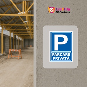 Indicator Parcari private, Sticker autocolant - Img 5