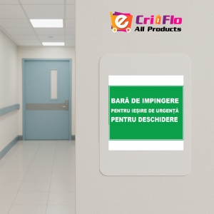 Indicator Pentru bara de impingere pentru iesire de urgenta, Sticker autocolant - Img 4