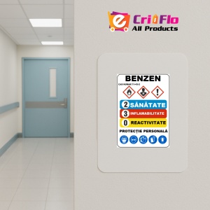 Indicator Pentru benzen, Sticker autocolant - Img 4