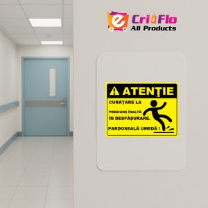 Indicator Pentru curatat si spalat la presiune inalta, Sticker autocolant - Img 4