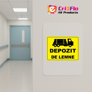 Indicator pentru depozit de lemne, Sticker autocolant - Img 4