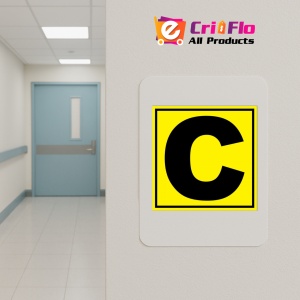 Indicator Pentru depozit litera C randul C si poarta C, Sticker autocolant - Img 4