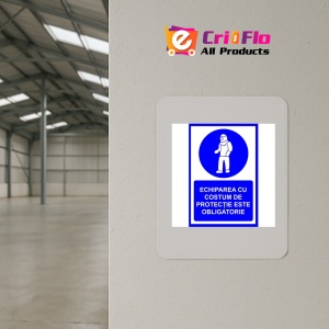 Indicator Pentru echiparea cu costum de protectie, Sticker autocolant - Img 3