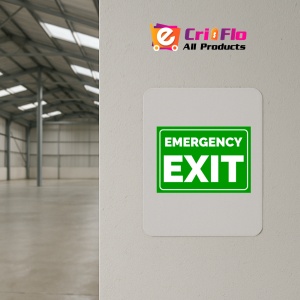 Indicator Pentru emergency exit, Sticker autocolant - Img 3