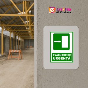 Indicator Pentru evacuare de urgenta la dreapta, Sticker autocolant - Img 5
