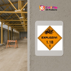 Indicator Pentru explozivi clasa 1.1 B, Sticker autocolant - Img 5