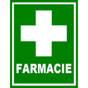 Indicator Pentru farmacie v1, Sticker autocolant
